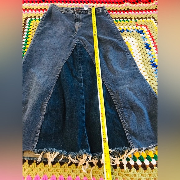Vintage Denver Hayes handmade Maxi Denim Skirt Size 34” - Picture 10 of 12